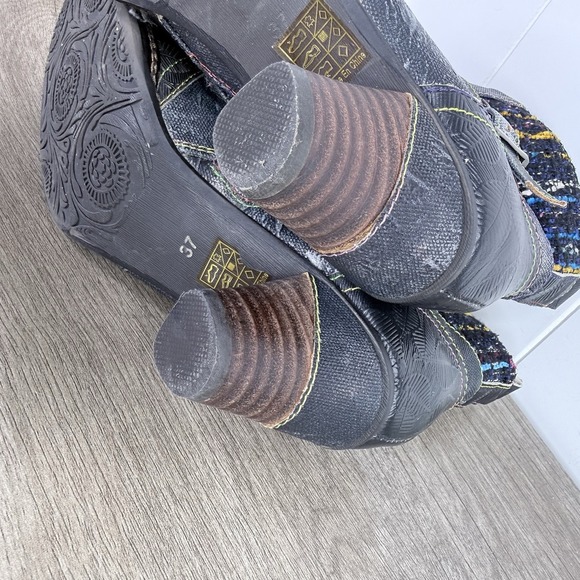 Spring Step L'ARTISTE Nancies Zip Leather Ankle Booties Boots Sz-37 - US 6.5-7 - Picture 8 of 11